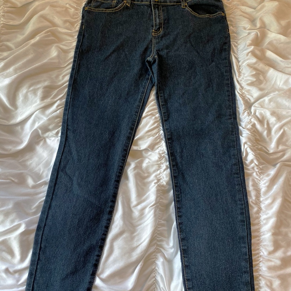 Dark Blue Denim Jeans 👖🌞🌸